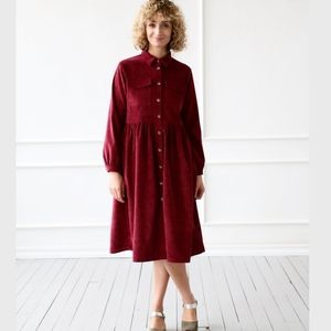 Offon Corduroy Neddlecord shirt dress Size xs & xxs